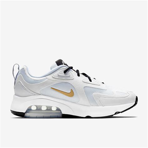 Nike Air Max 200 White Metallic Gold (Women's) 